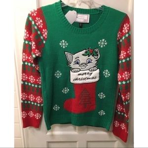 🆕 Merry Christmas cat sweater small